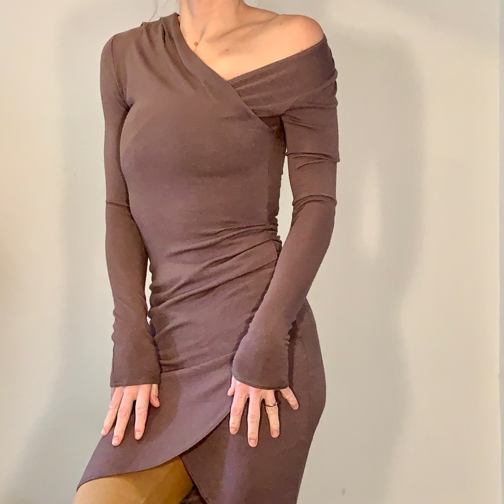 Wilfred Free xs taupe sweater dress